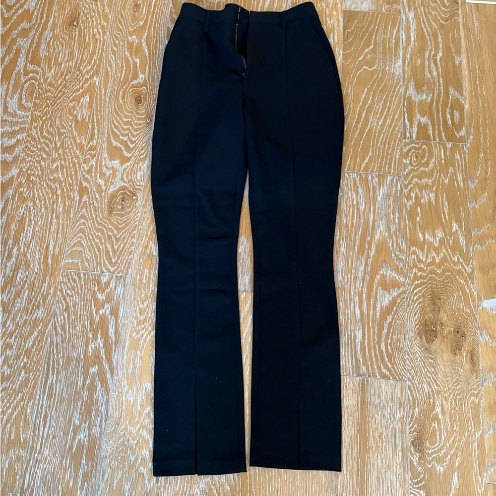 Abercrombie & Fitch Black Ultra High Rise Pants - Split Hem